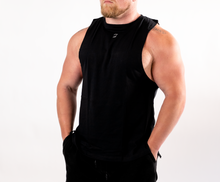 Load image into Gallery viewer, Low-Cut Classic Tank Top, Black