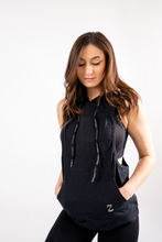 Load image into Gallery viewer, Womens Core™ Stringer Hoodie, Black