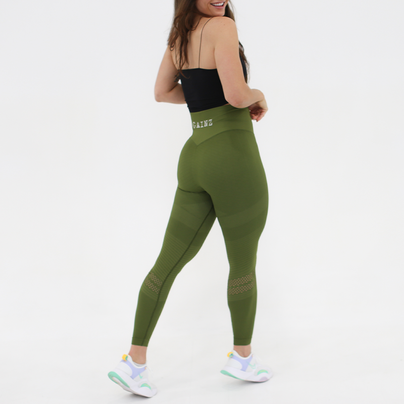 Seamless Leggings, Army Green