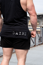 Load image into Gallery viewer, Low-Cut Classic Tank Top, Black

