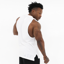 Load image into Gallery viewer, Low-Cut Classic Tank Top, White
